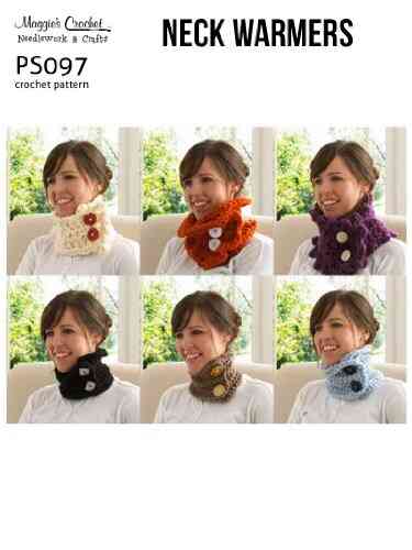 Crochet Pattern Neck Warmers PS097 R