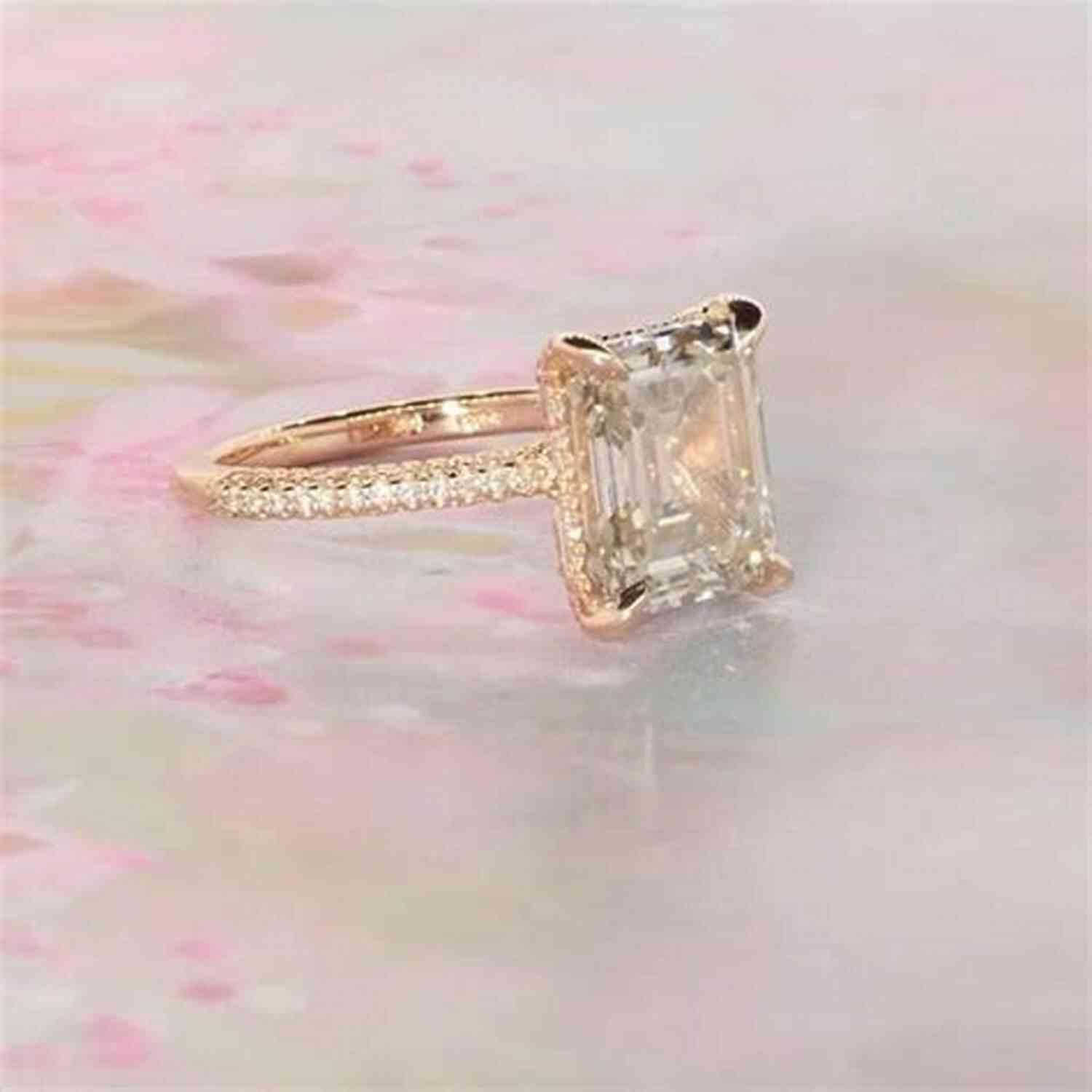 A Dazzling Diamond Shimmering Under The Lights Glittering From The Cruel Cut