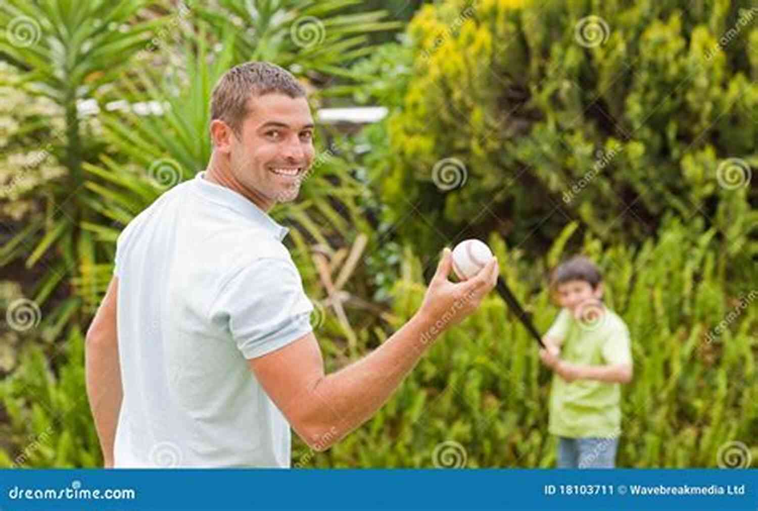A Father And Son Playing Baseball On A Sunny Day At A Local Baseball Field The Baseball Field: A Father Whit Short Story