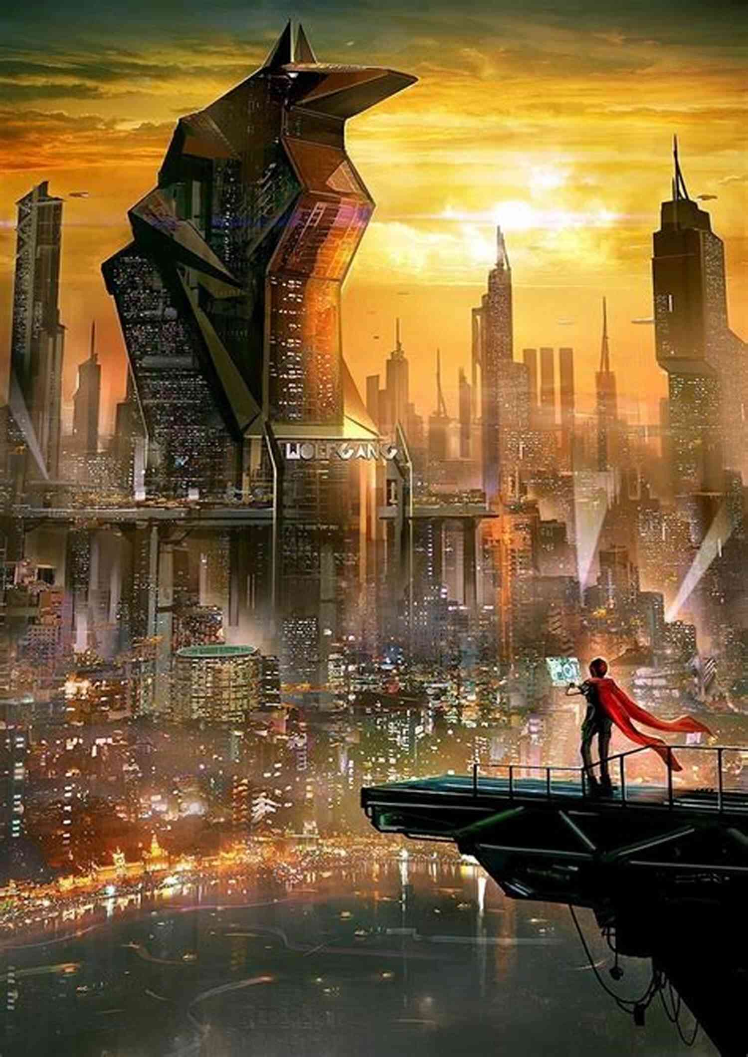 A Hero Standing Beside A Mysterious Stranger In Front Of An Unknown Cityscape Leo Tolstoy The First Distiller A Comedy: All Great Literature Is One Of Two Stories A Man Goes On A Journey Or A Stranger Comes To Town