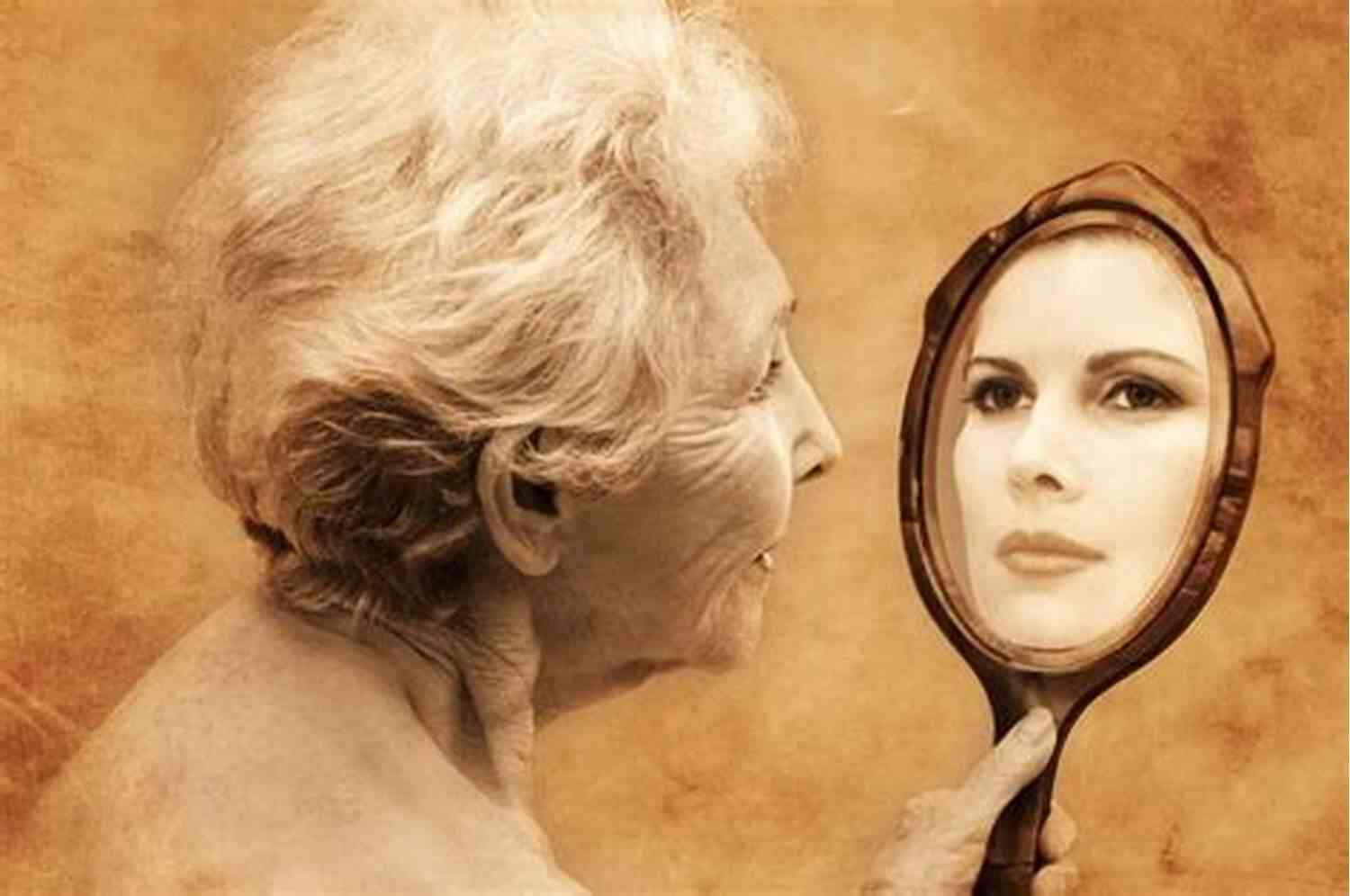 An Elderly Woman Reflecting On Life With Vibrant Background Full Of Possibilities Lifespan: Why We Age And Why We Don T Have To