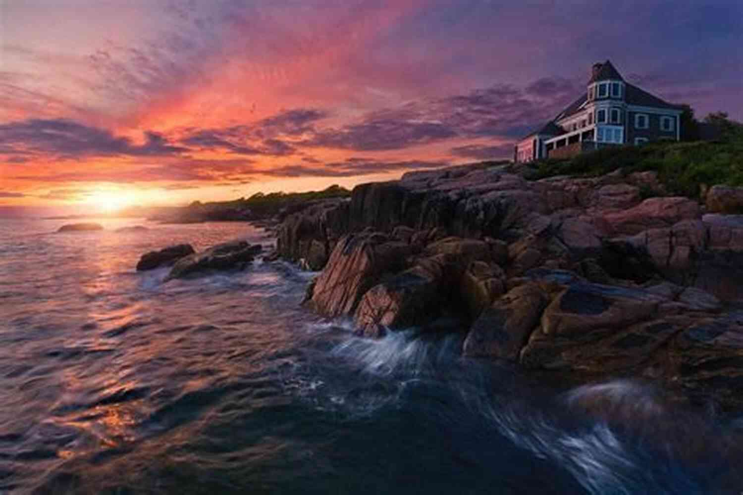 Beautiful Coastal Maine Landscape Bygone Coastal Maine Kitty McIntosh