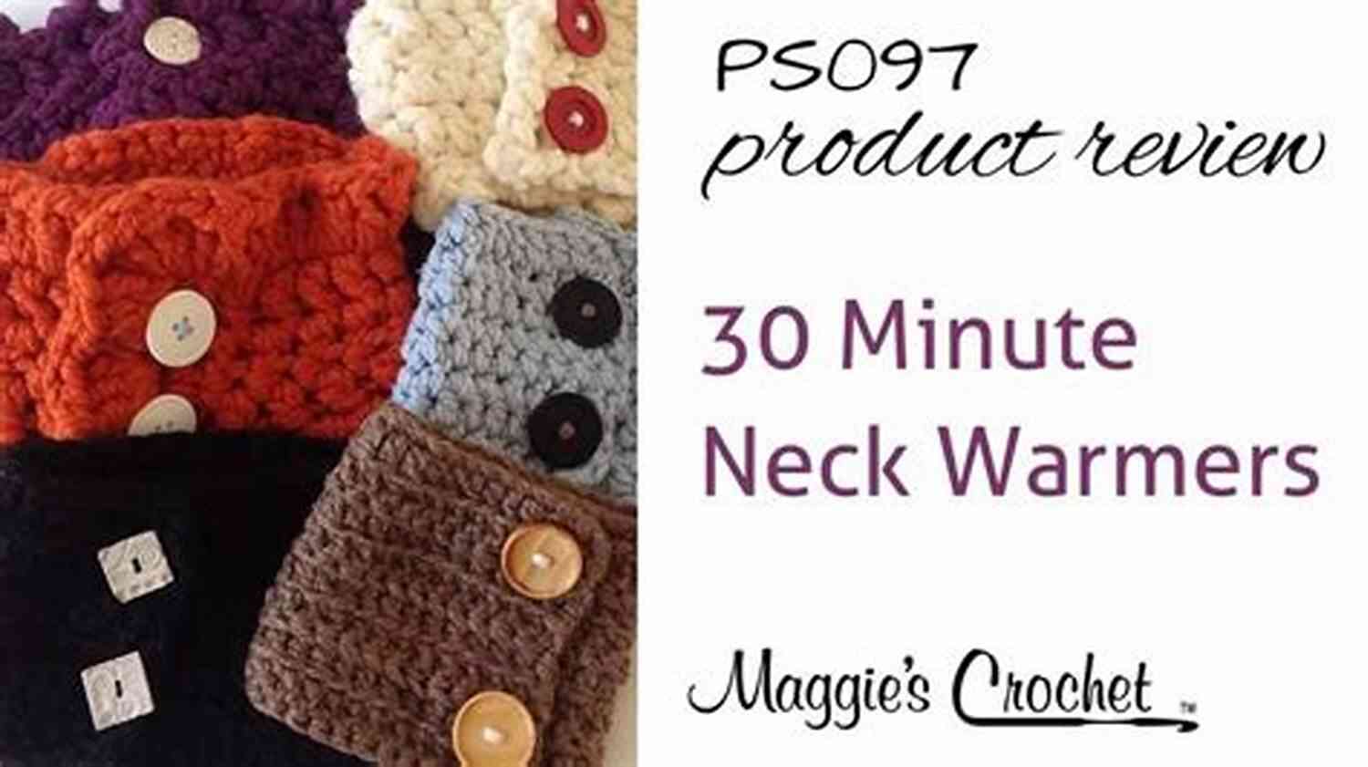 Crochet Pattern Neck Warmers Ps097 Crochet Pattern Neck Warmers PS097 R