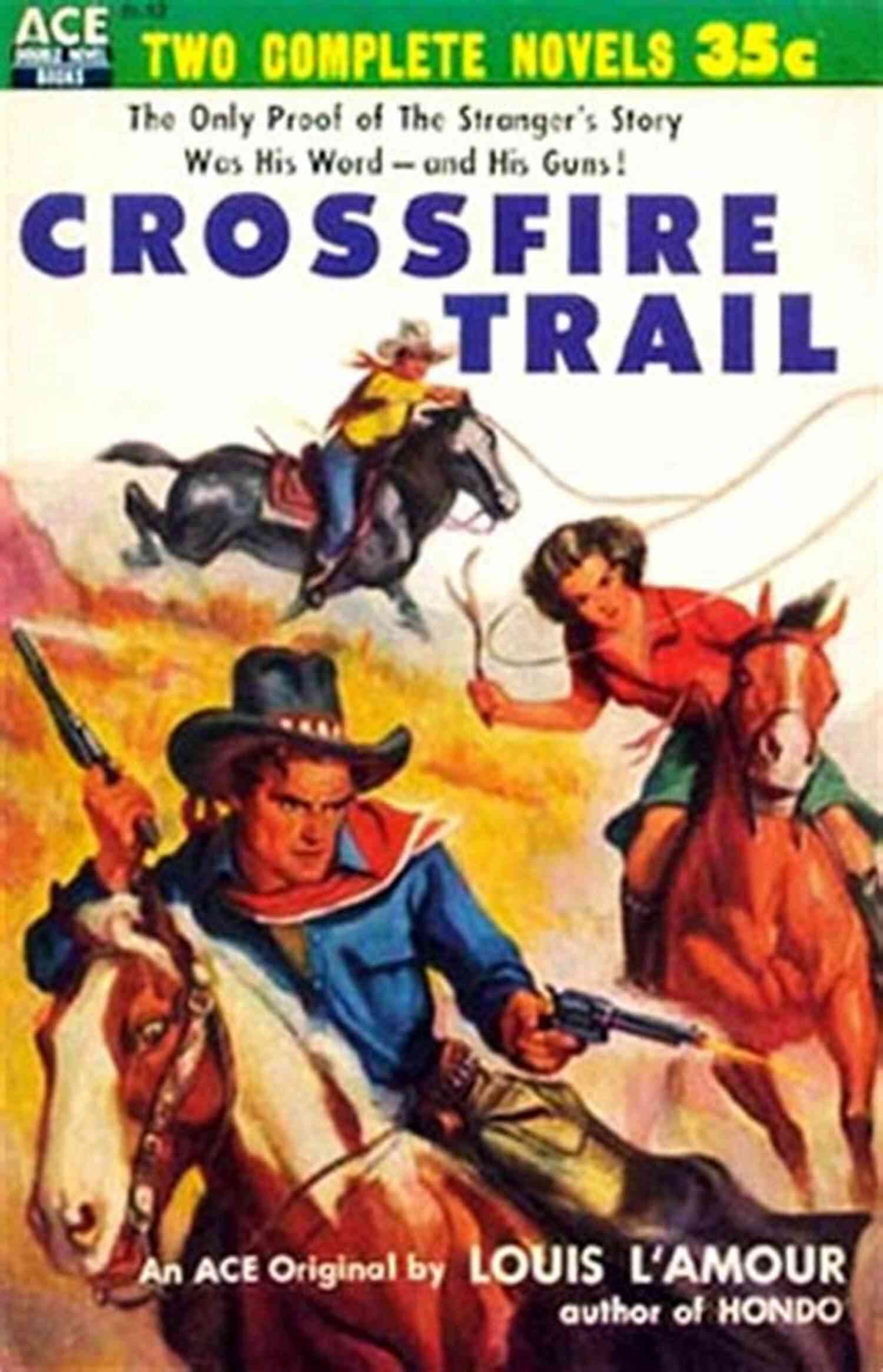 Crossfire Trail Novel By Louis L'Amour Cover Crossfire Trail: A Novel Louis L Amour
