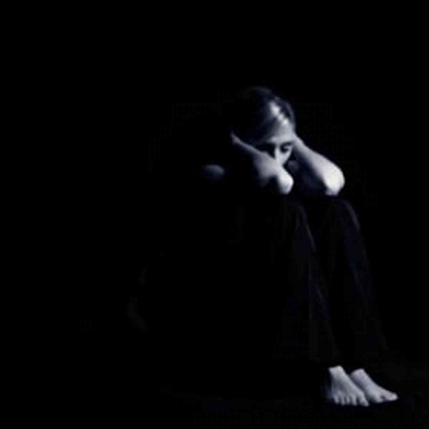 Depiction Of A Person Sitting In Darkness To The Person Sitting In Darkness