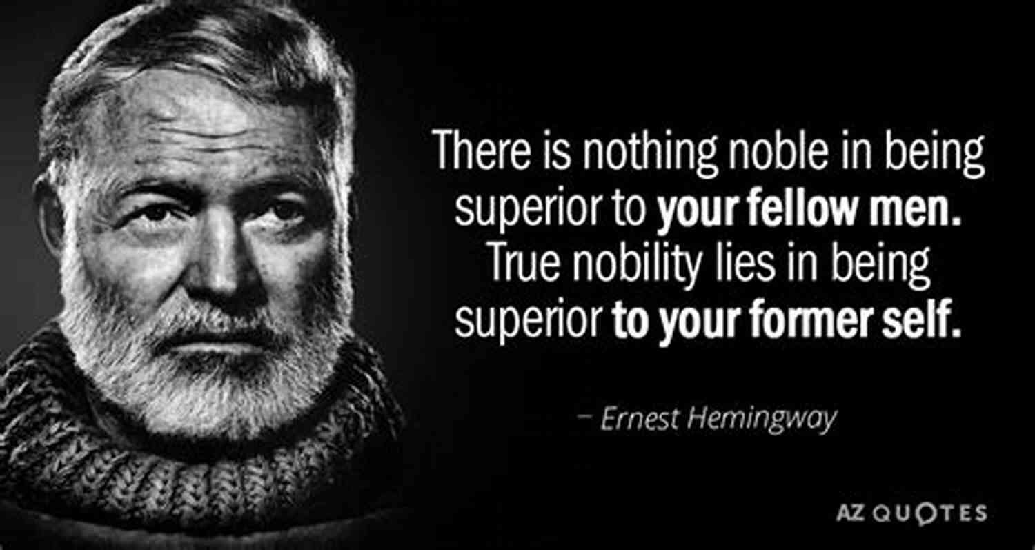 Ernest Hemingway Quote Quotes Of Ernest Hemingway Chaitanya Limbachiya