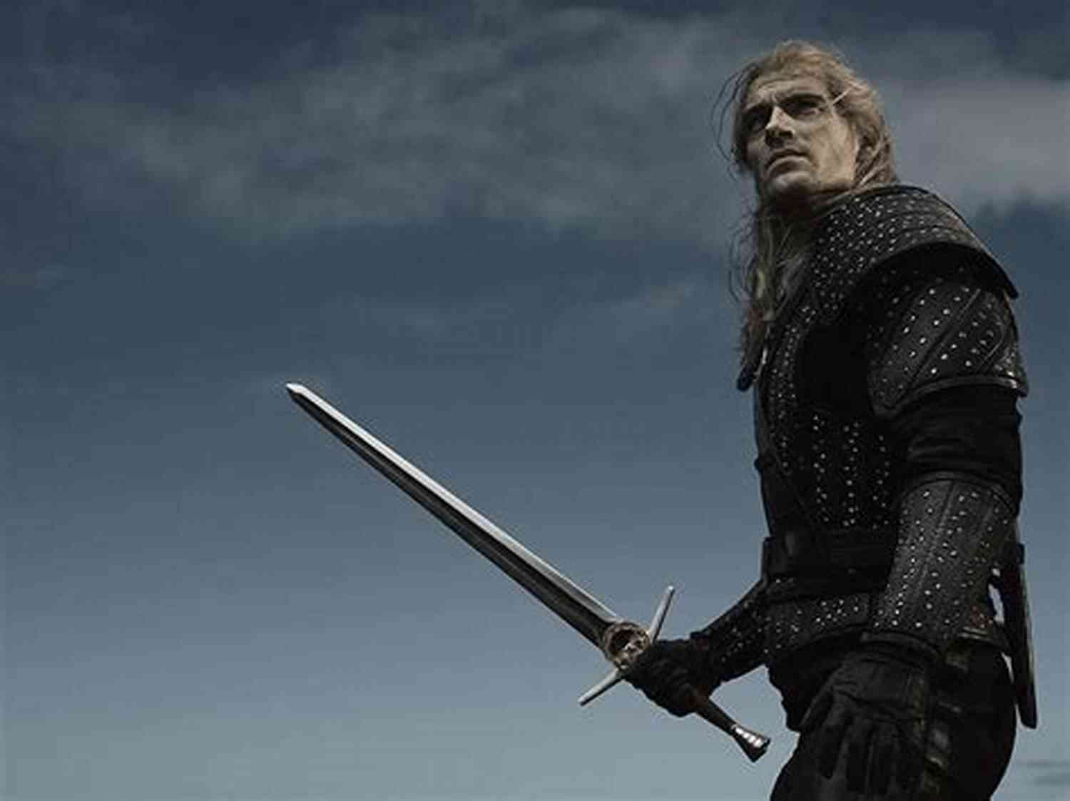 Geralt With His Signature Sword Sword Of Destiny (The Witcher 2)