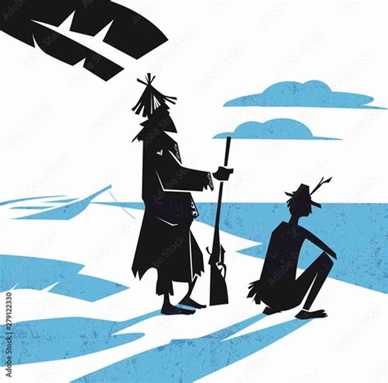 Robinson Crusoe And His Faithful Companion, Friday Robinson Crusoe Daniel Defoe