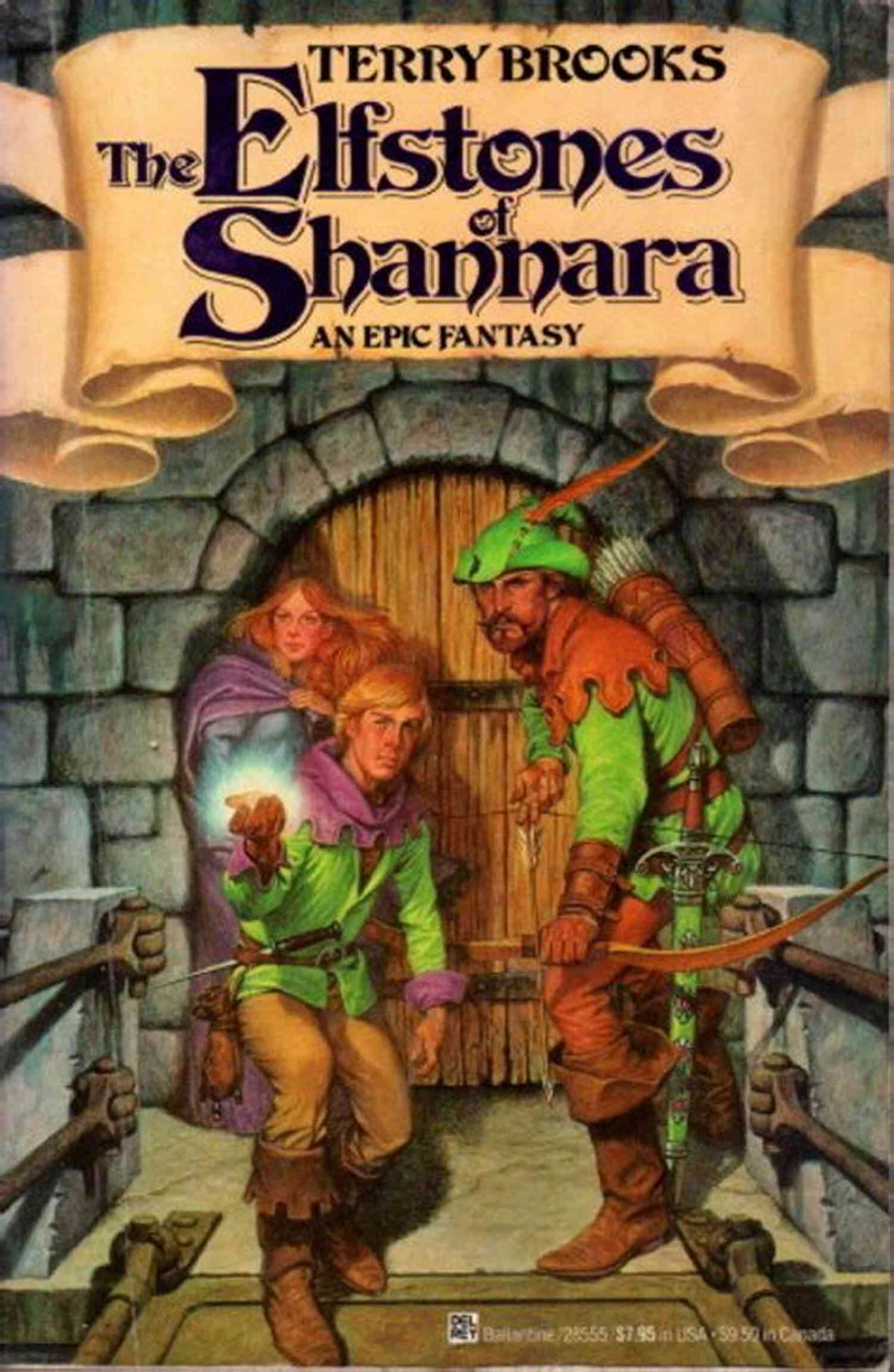 The Elfstones Of Shannara Book Cover The Sword Of Shannara Trilogy