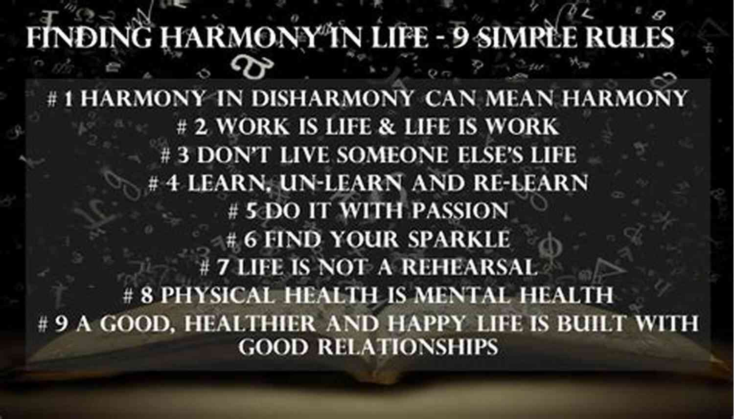 Undoing Imbalances And Finding Harmony In Life It All Evens Out In The End